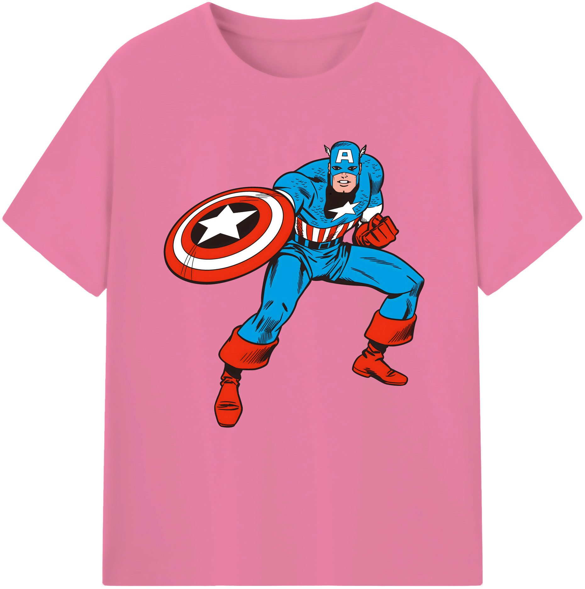 （画像用） アベンジャーズ The Avengers 綿100％半袖Tシャツ（フロントプリント）
